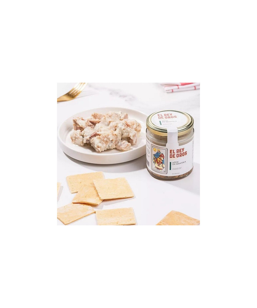 TARRO DE ATÚN EN MANTECA EL REY DE OROS 250 gr 