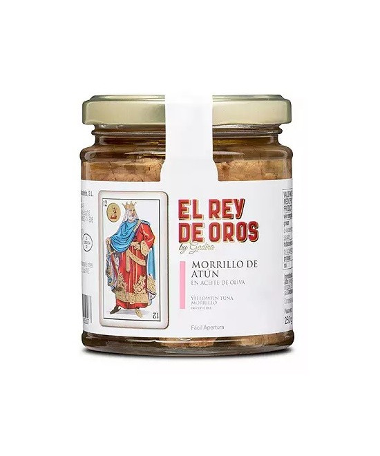 TARRO DE MORRILLO DE ATÚN 250 gr EL REY DE OROS BARBATE