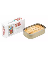 FILETES DE MELVA DE ALMADRABA EN ACEITE DE OLIVA LATA 120g. EL REY DE OROS BARBATE