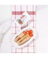 FILETES DE MELVA DE ALMADRABA EN ACEITE DE OLIVA LATA 120g. EL REY DE OROS BARBATE