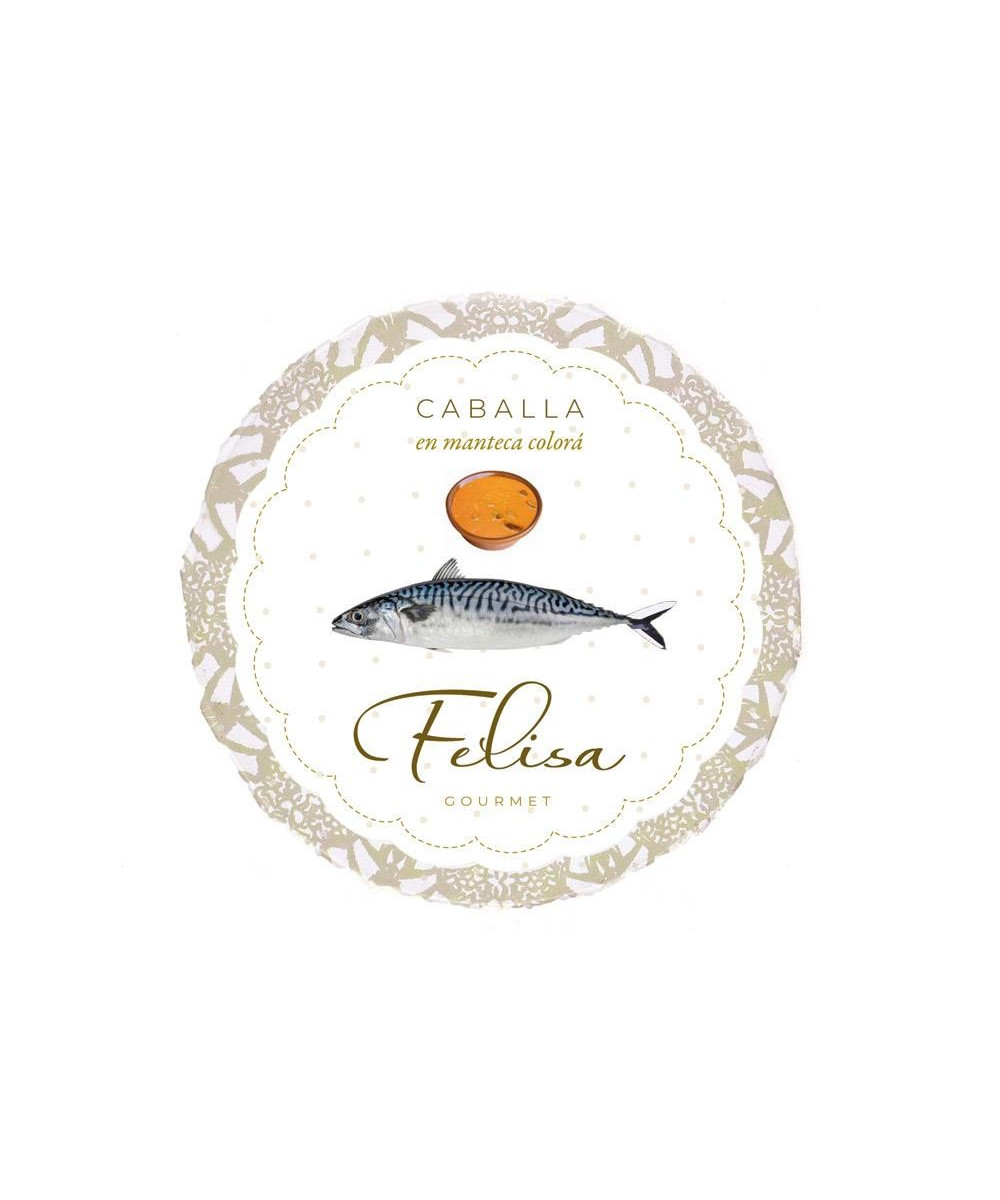 CABALLA EN MANTECA COLORÁ LATA 265gr. FELISA GOURMET BARBATE