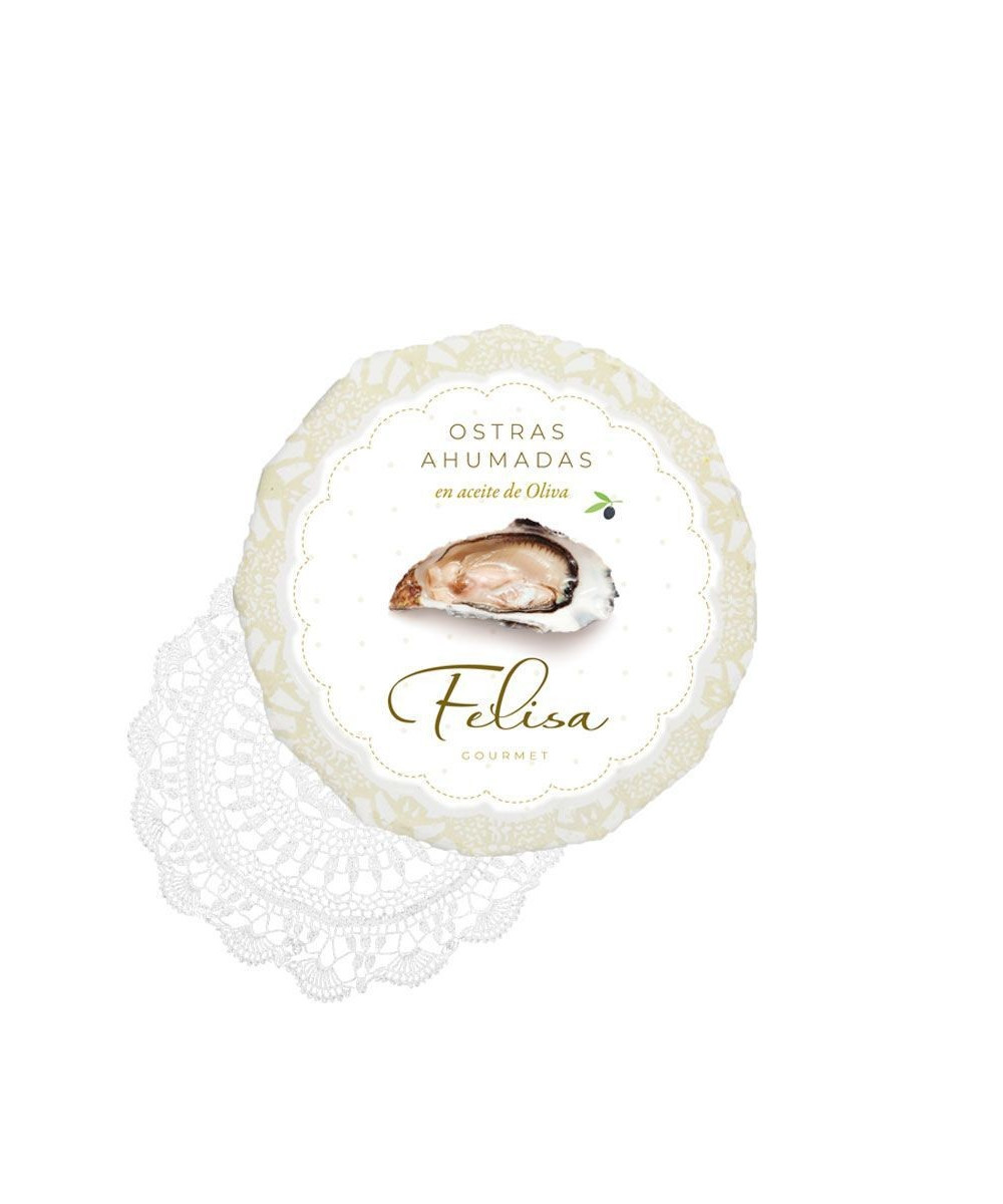 OSTRAS AHUMADAS EN AOVE 170g FELISA GOURMET