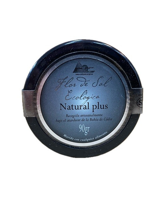 FLOR DE SAL ECOLÓGICA NATURAL PLUS 90 gr. SALINAS SAN VICENTE SAN FERNANDO