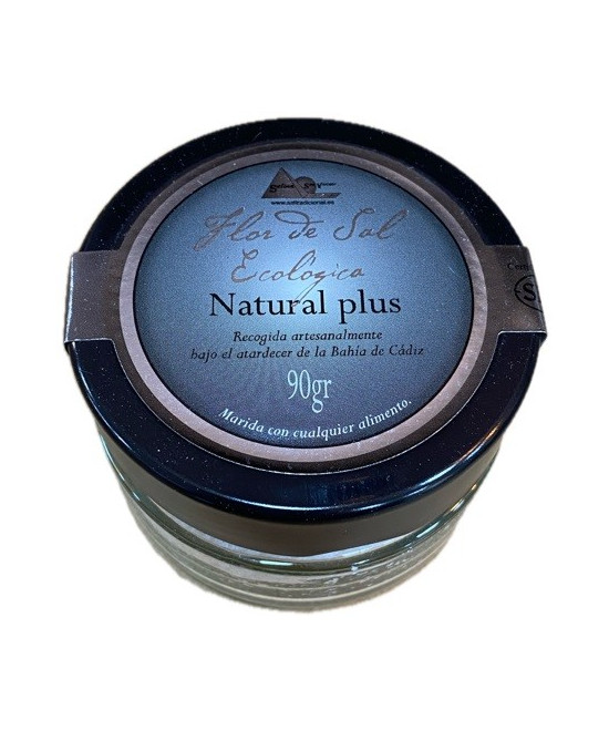 FLOR DE SAL ECOLÓGICA NATURAL PLUS 90 gr. SALINAS SAN VICENTE SAN FERNANDO