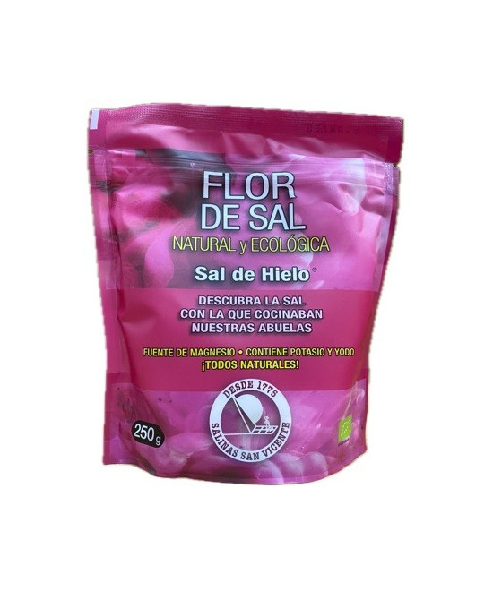 FLOR DE SAL NATURAL Y ECOLÓGICA 250 gr. SALINAS SAN VICENTE SAN FERNAN
