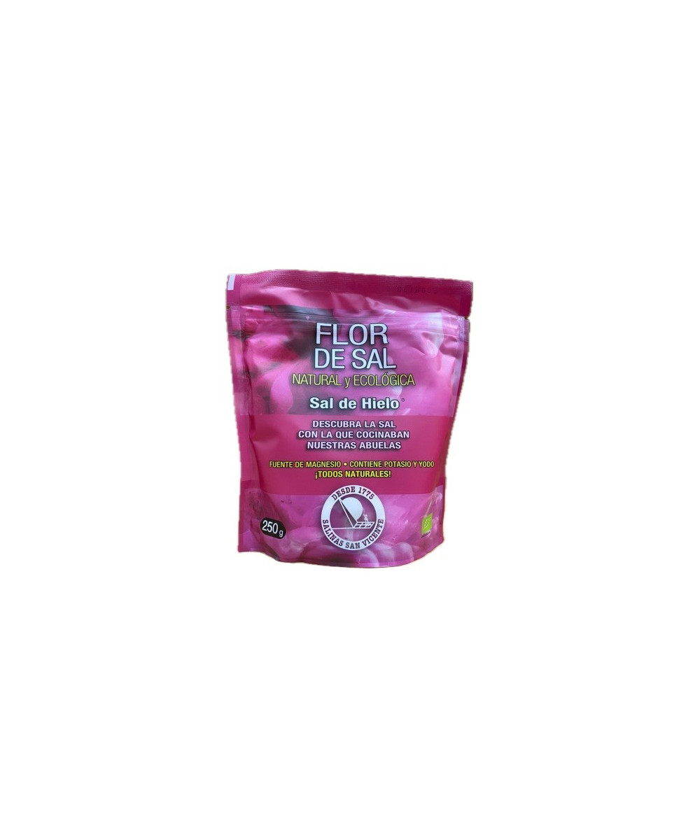 FLOR DE SAL NATURAL Y ECOLÓGICA 250 gr. SALINAS SAN VICENTE SAN FERNANDO