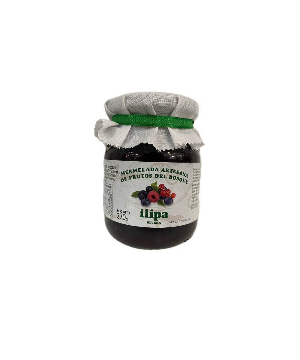 MERMELADA ARTESANA DE FRUTOS DEL BOSQUE ILIPA OLVERA