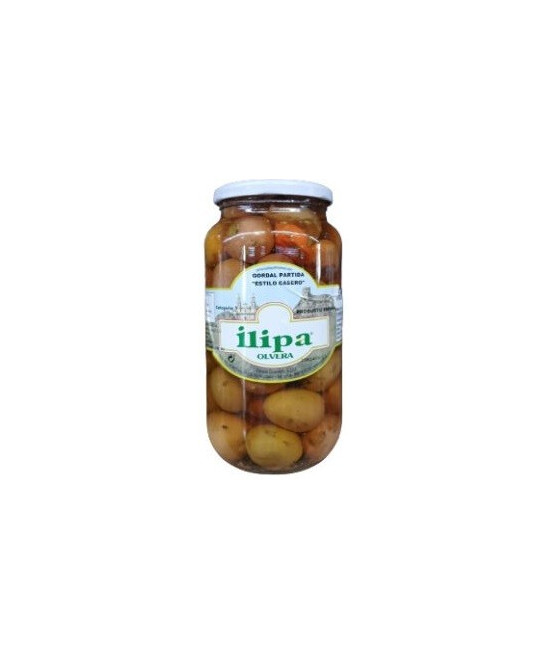 ACEITUNAS GORDAL ALIÑADA PARTIDA 600 gr ILIPA OLVERA