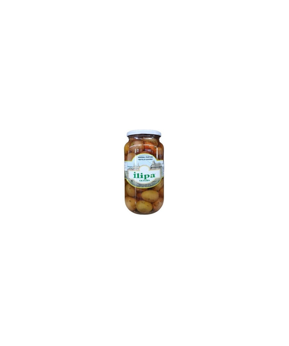 ACEITUNAS GORDAL ALIÑADA PARTIDA 600 gr ILIPA OLVERA