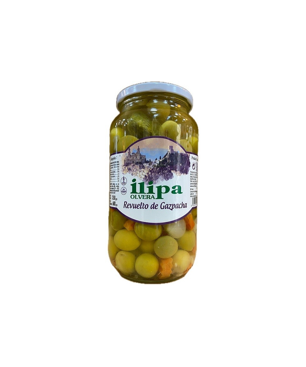 ACEITUNAS REVUELTO DE GAZPACHA ILIPA OLVERA TIERRA DE CÁDIZ