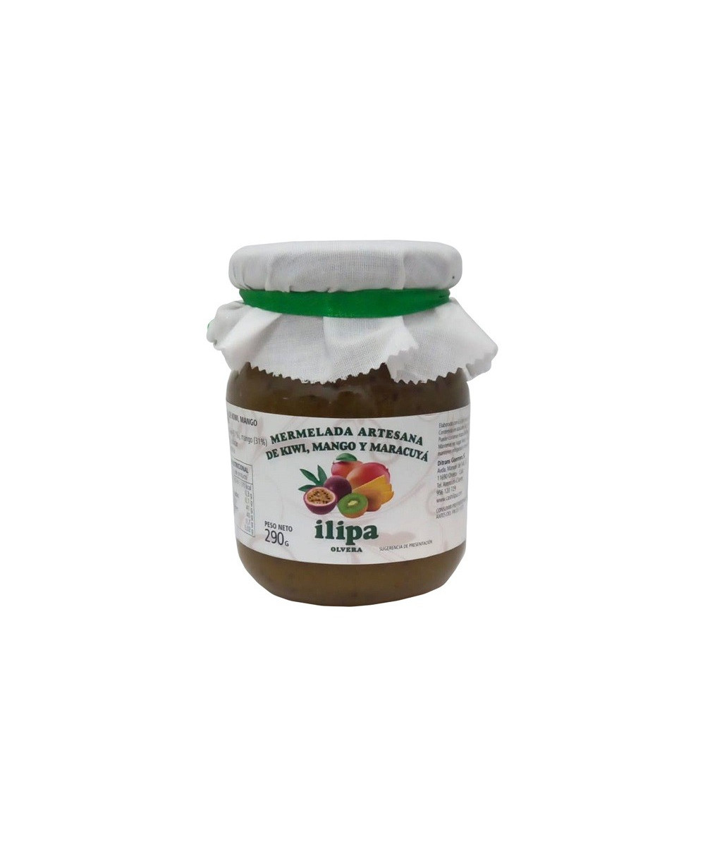 MERMELADA ARTESANA DE KIWI, MANGO Y MARACUYÁ ILIPA OLVERA