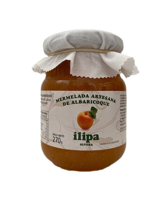 MERMELADA ARTESANA DE ALBARICOQUE ILIPA OLVERA