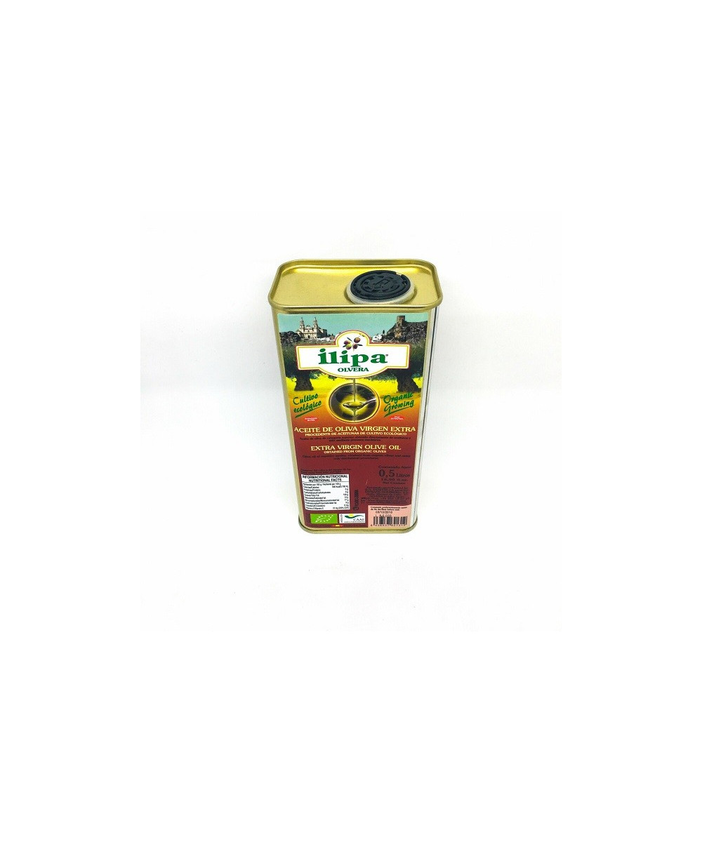 LATA 0,5 L ACEITE DE OLIVA VIERGEN EXTRA ILIPA OLVERA TIERRA DE CÁDIZ