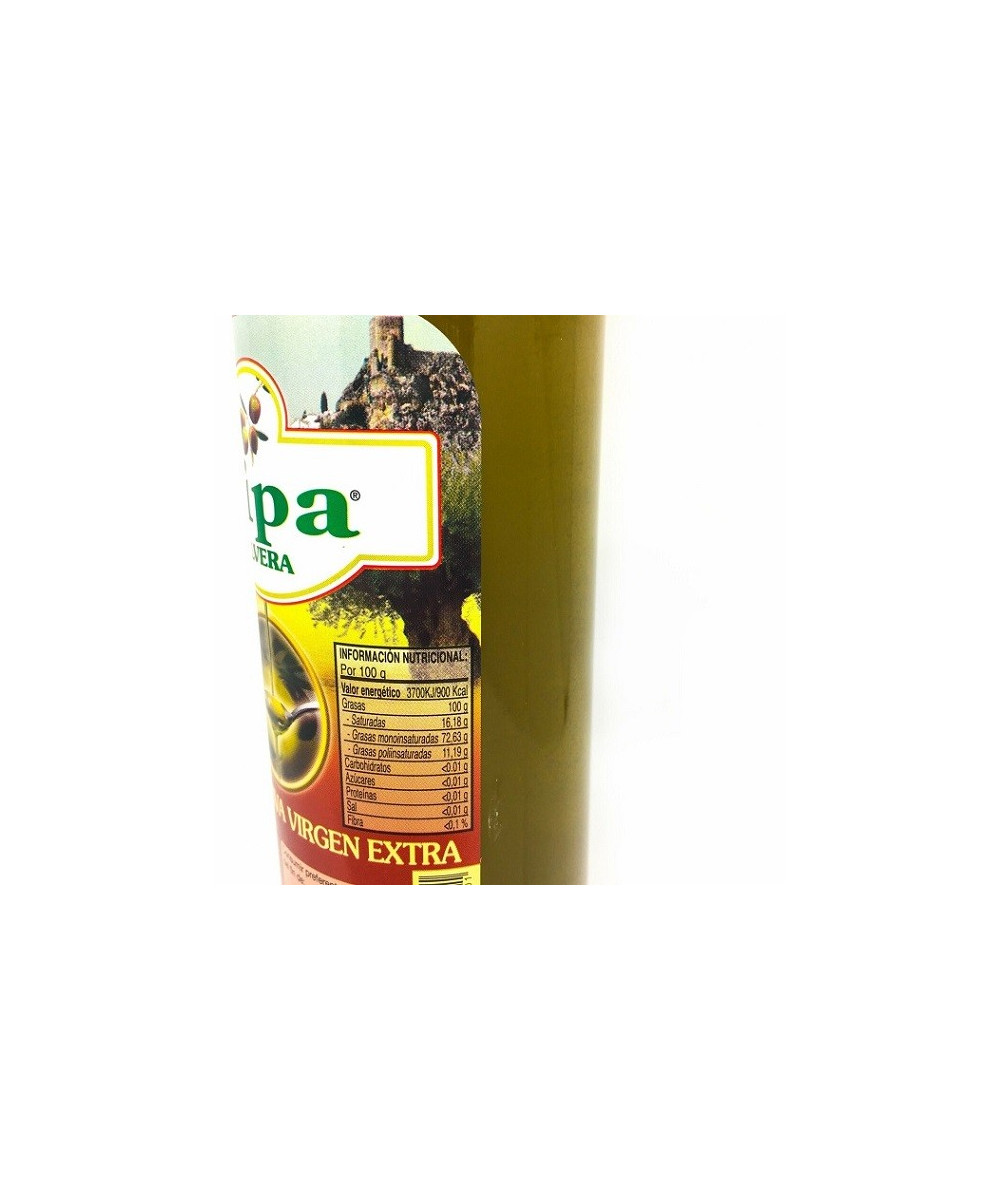 ACEITE DE OLIVA VIRGEN EXTRA 500 ml. ILIPA OLVERA TIERRA DE CÁDIZ