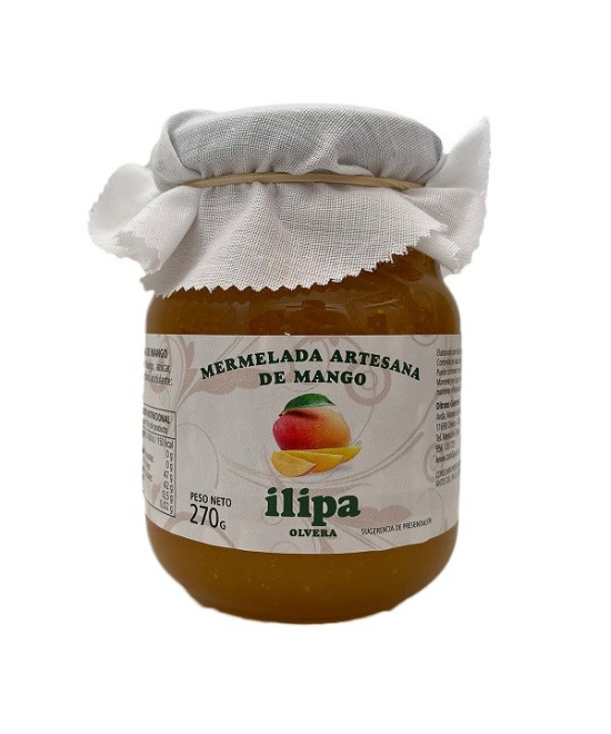 MERMELADA ARTESANA DE MANGO ILIPA OLVERA