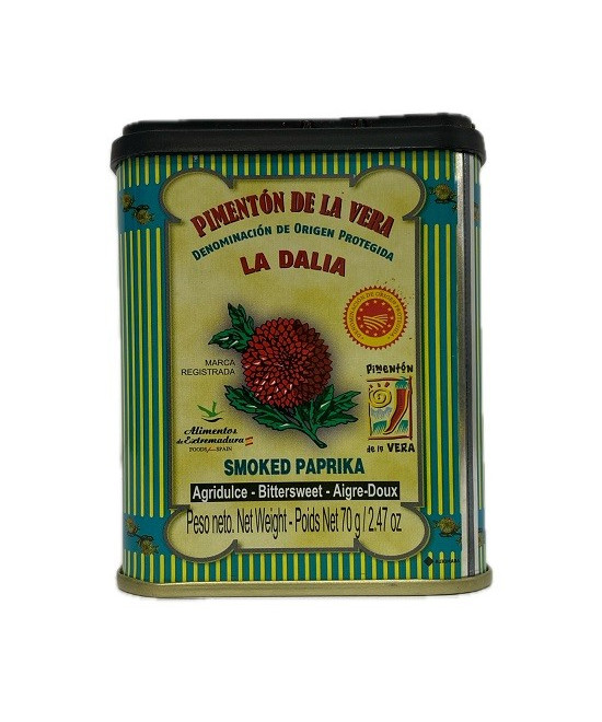 PIMENTÓN DE LA VERA LA DALIA AGRIDULCE LATA 70g
