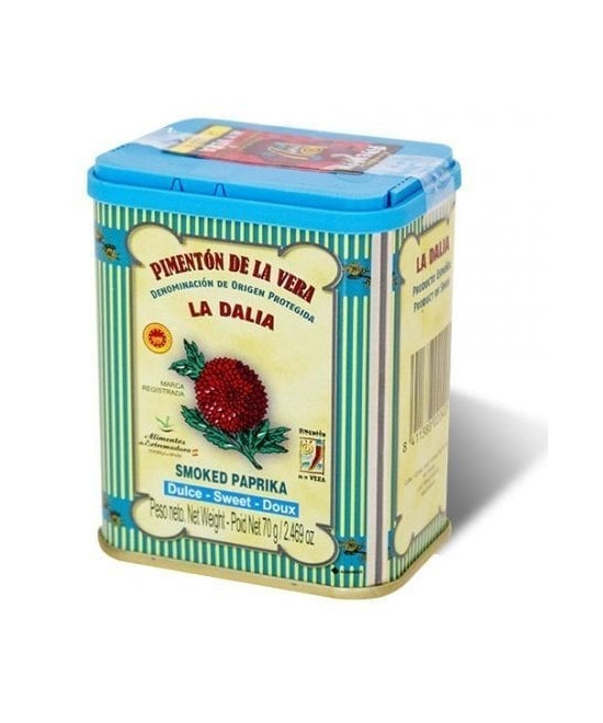 PIMENTÓN DE LA VERA LA DALIA DULCE LATA 70g
