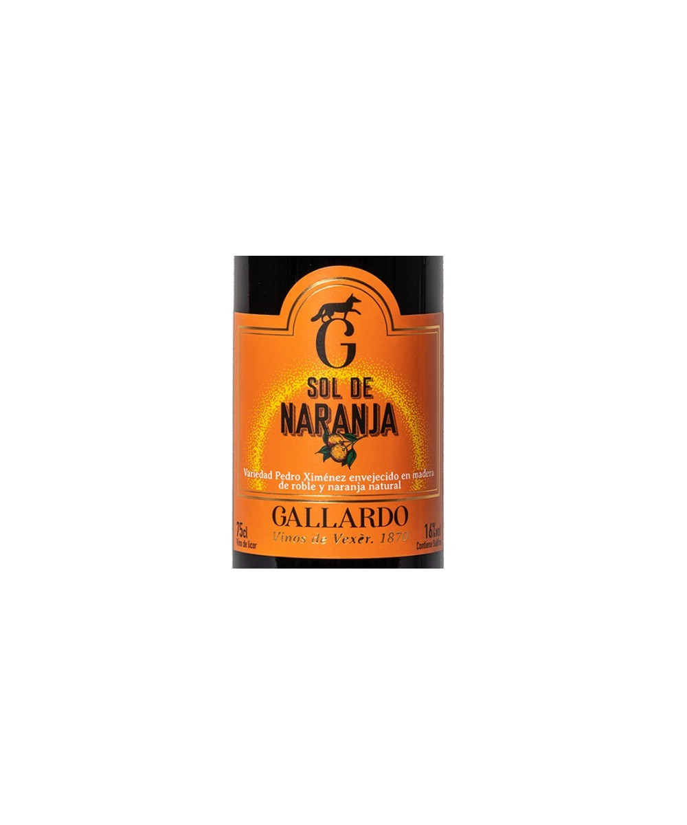 VINO MOSCATEL SOL DE NARANJA 75cl. BODEGAS GALLARDO VEJER