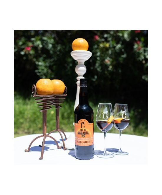 VINO MOSCATEL SOL DE NARANJA 75cl. BODEGAS GALLARDO VEJER