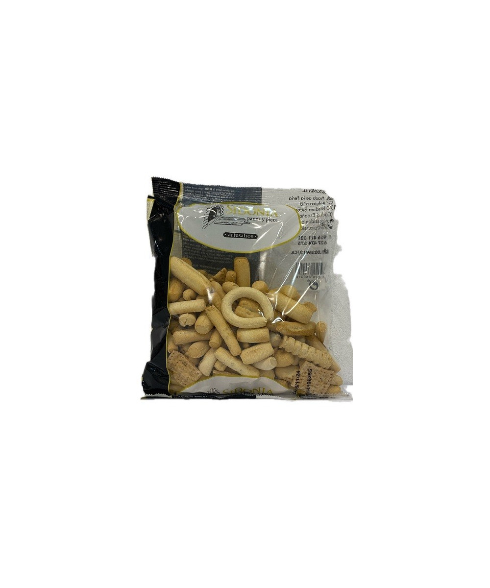PACK PICOS GOURMET SURTIDOS 200 gr. APROX FABRICA DE PANES Y PICOS MEDINA SIDONIA.