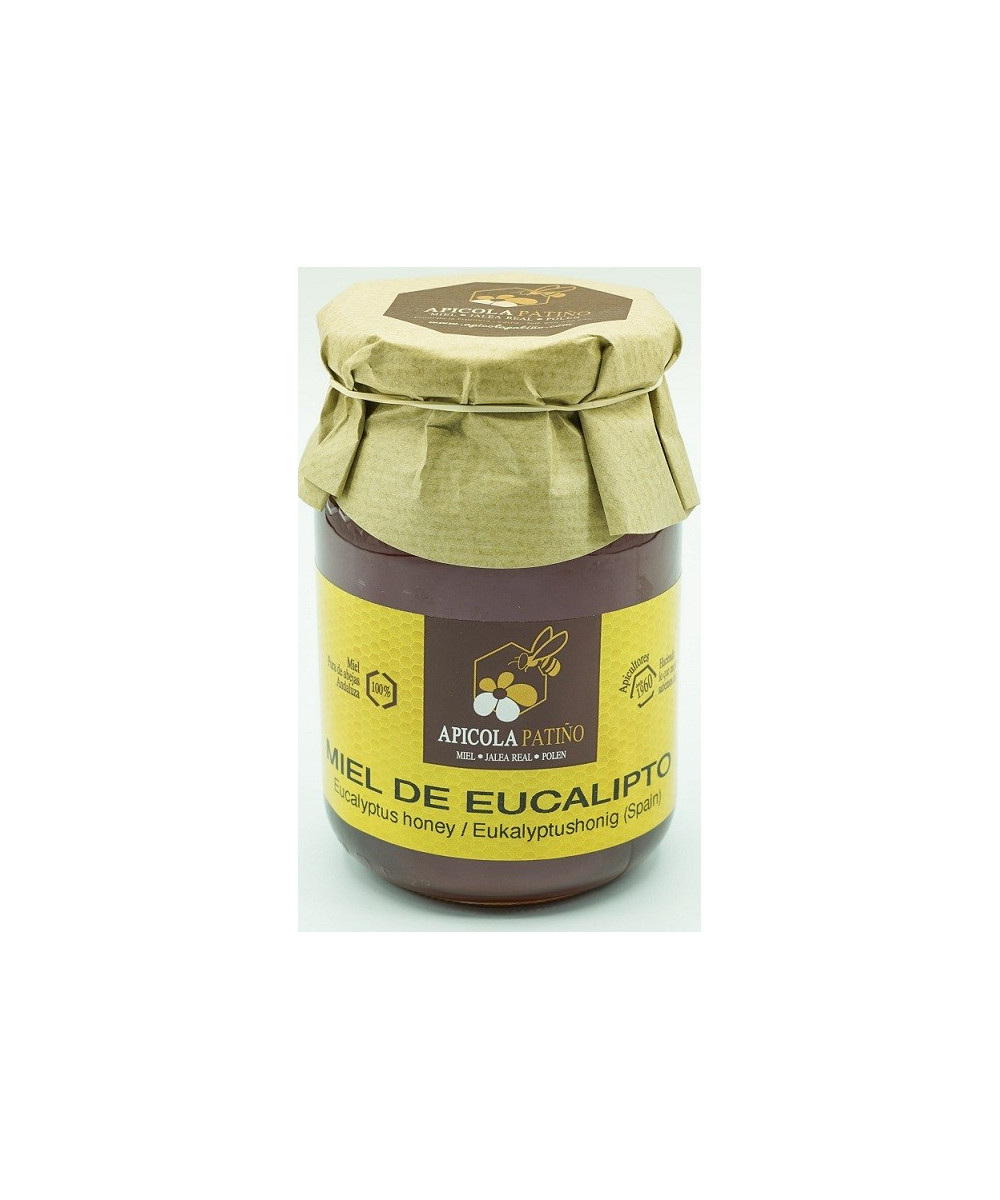 MIEL DE EUCALIPTO TARRO 500 gr. APICOLA PATIÑO CONIL CÁDIZ