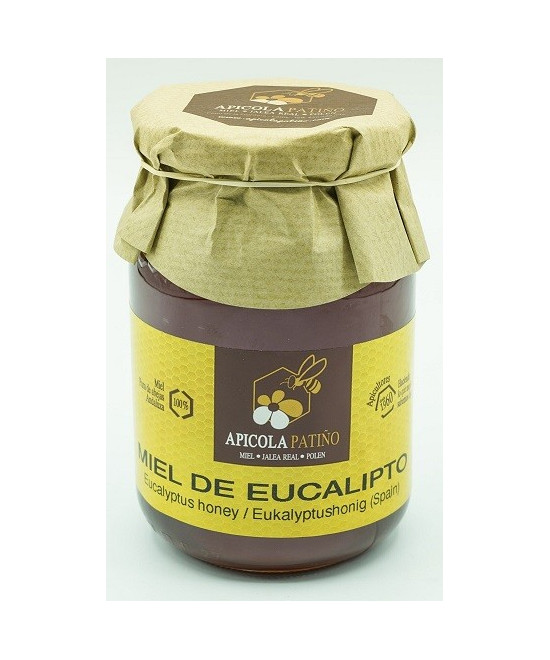 MIEL DE EUCALIPTO TARRO 500 gr. APICOLA PATIÑO CONIL CÁDIZ