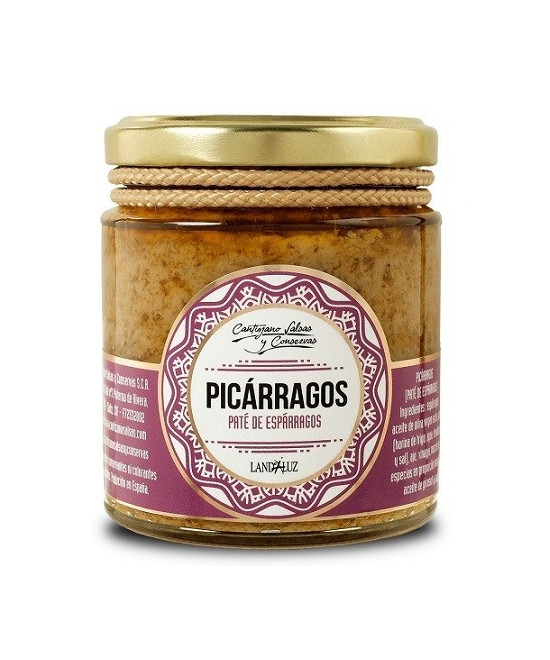 PICÁRRAGOS PATÉ VEGETAL DE ESPÁRRAGOS VERDES SALSAS CANTIZANO