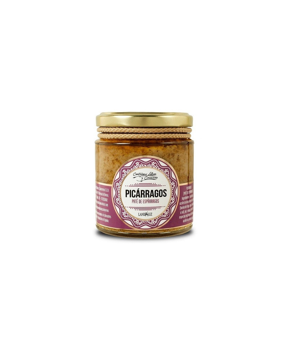 PICÁRRAGOS PATÉ VEGETAL DE ESPÁRRAGOS VERDES SALSAS CANTIZANO
