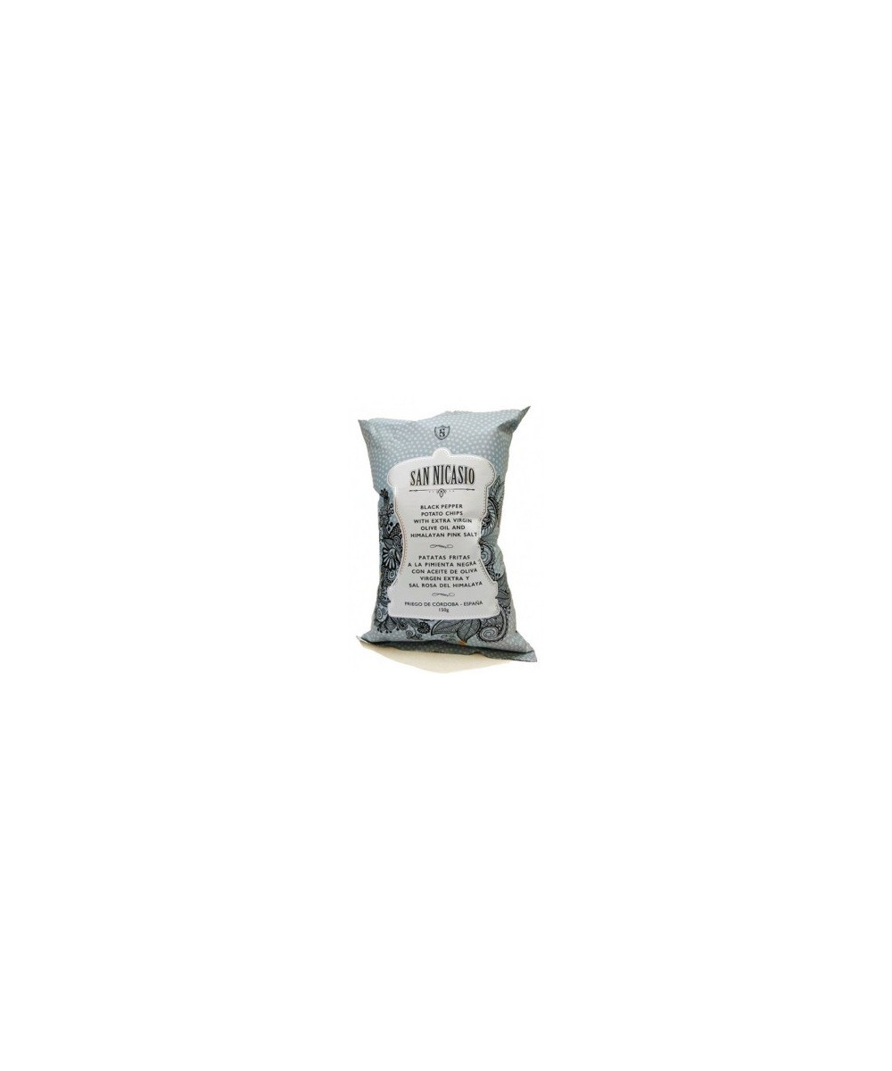 PATATAS FRITAS SAN NICASIO A LA PIMIENTA NEGRA 150 gr. PRIEGO DE CÓRDOBA 