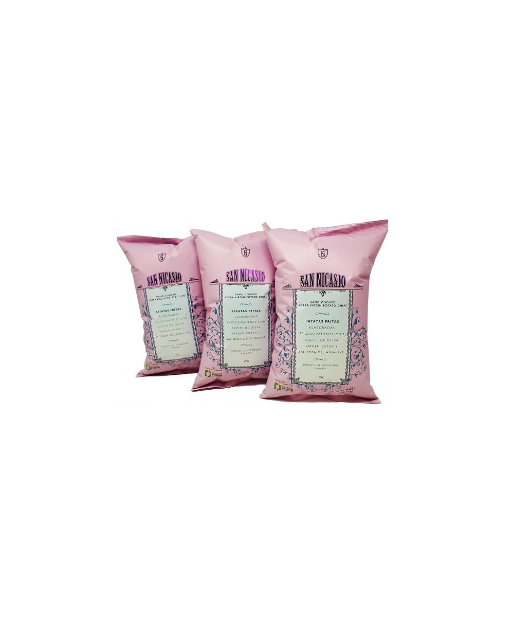 PATATAS FRITAS SAN NICASIO CON SAL 150GR