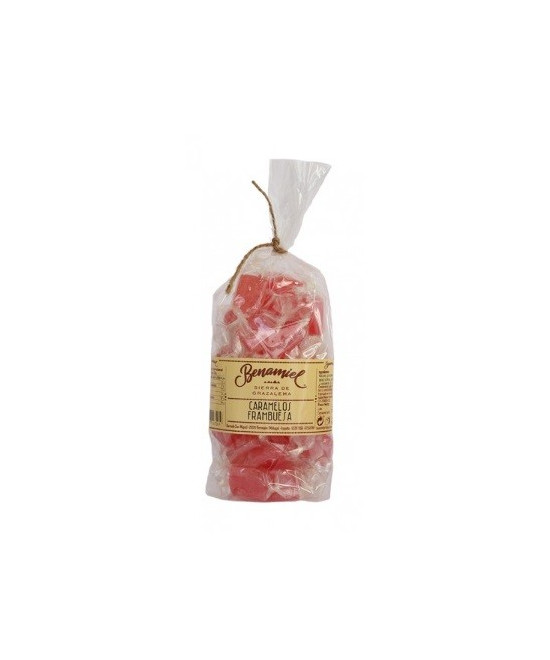 CARAMELOS DE FRAMBUESA BOLSA 130g. BENAMIEL SIERRA DE GRAZALEMA