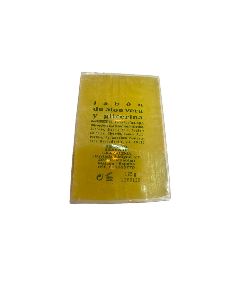 JABÓN DE ALOE VERA Y GLICERINA 125g BENAMIEL SIERRA DE GRAZALEMA