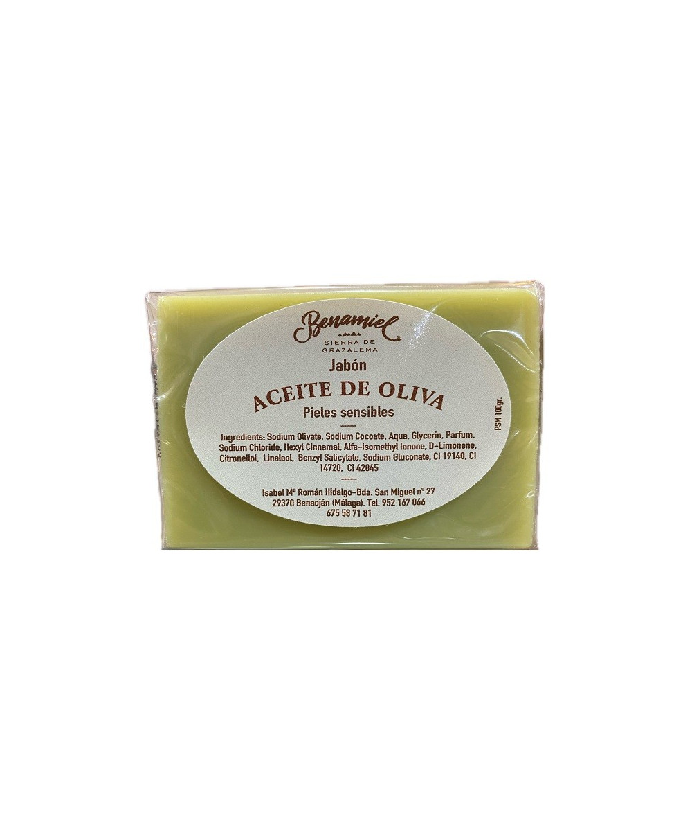 JABÓN BENAMIEL ACEITE DE OLIVA 100G PIEL SENSIBLE SIERRA DE GRAZALEMA