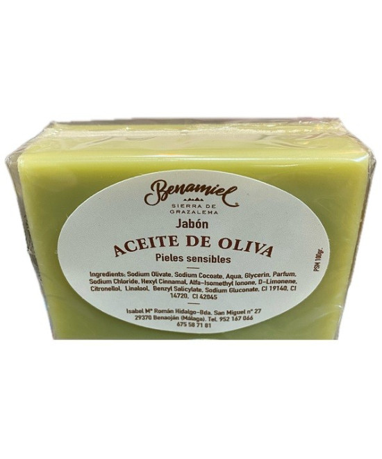 JABÓN BENAMIEL ACEITE DE OLIVA 100G PIEL SENSIBLE SIERRA DE GRAZALEMA