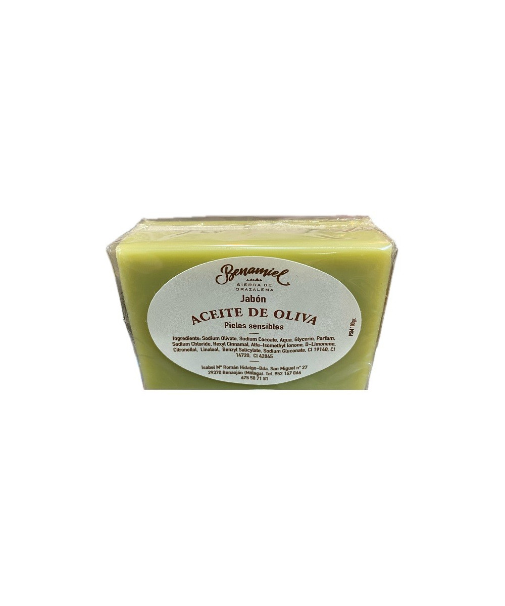 JABÓN BENAMIEL ACEITE DE OLIVA 100G PIEL SENSIBLE SIERRA DE GRAZALEMA