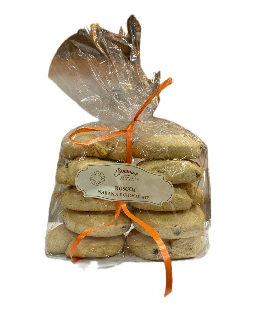 ROSCOS DE NARANJA Y CHOCOLATE 350gr BENAMIEL SIERRA DE GRAZALEMA