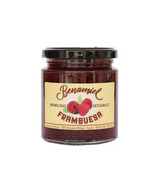 MERMELADA DE FRAMBUESA TARRO 280g. BENAMIEL SIERRA DE GRAZALEMA