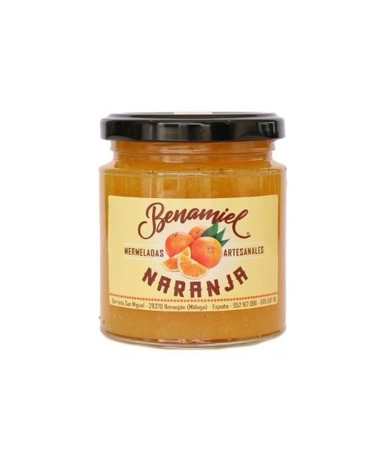 MERMELADA DE NARANJA TARRO 280g. BENAMIEL SIERRA DE GRAZALEMA