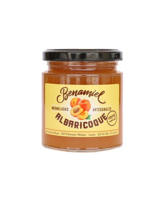 MERMELADA DE ALBARICOQUE TARRO 280g. BENAMIEL SIERRA DE GRAZALEMA