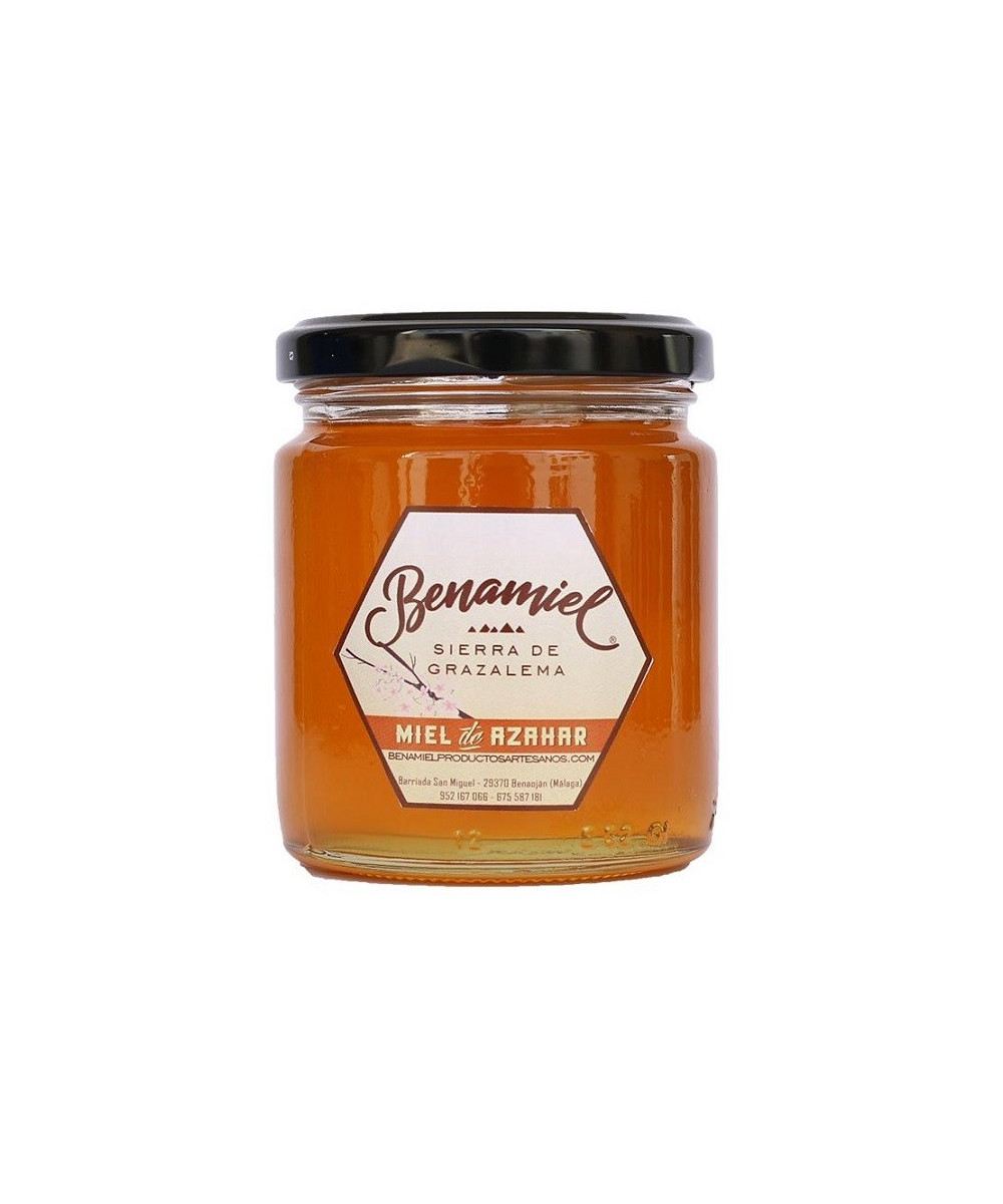 TARRO MIEL DE AZAHAR 480g. BENAMIEL SIERRA DE GRAZALEMA