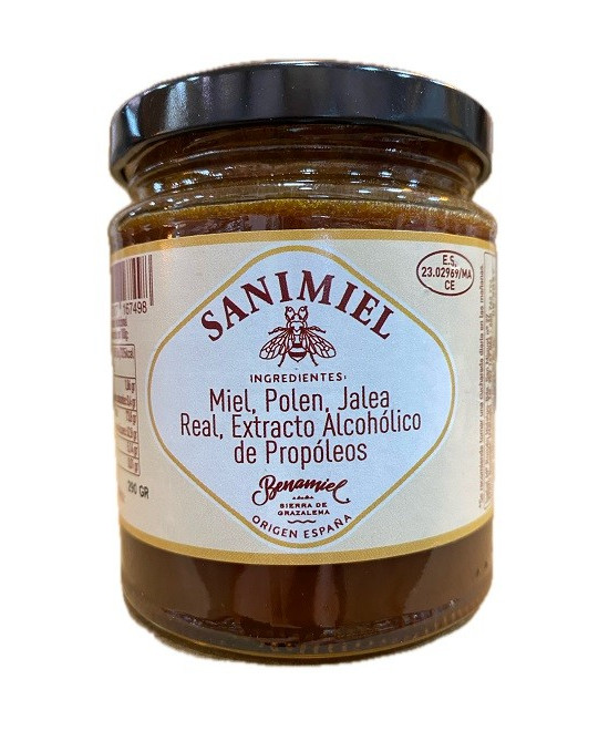 SANIMIEL 290G MIEL, POLEN, JALEA REAL Y PROPÓLEOS BENAMIEL – AIRES DE 