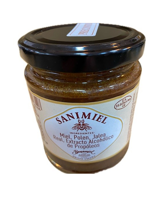 SANIMIEL 290G MIEL, POLEN, JALEA REAL Y PROPÓLEOS BENAMIEL – AIRES DE CÁDIZ