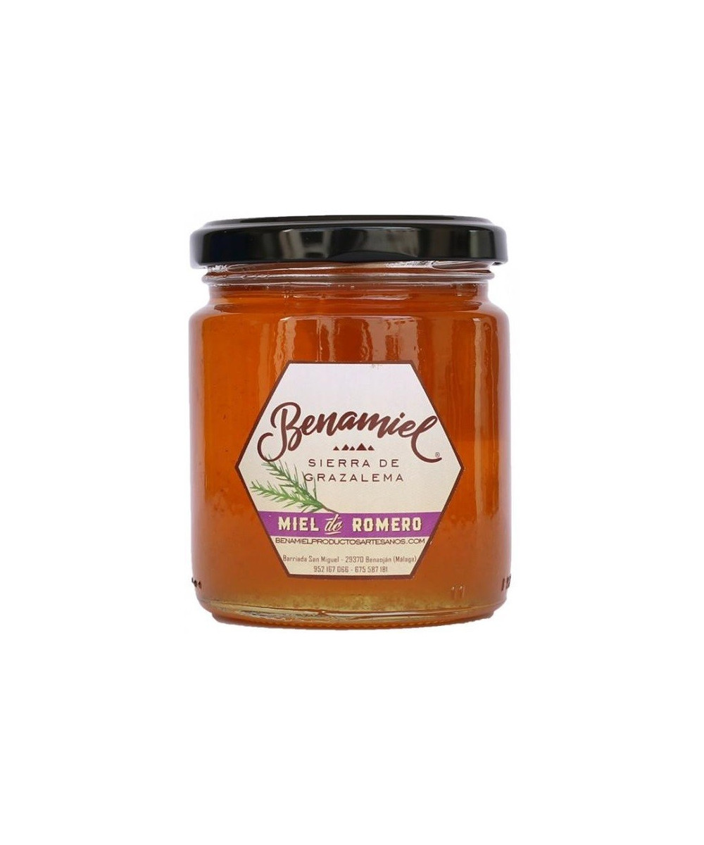 TARRO MIEL DE ROMERO 480g. BENAMIEL SIERRA DE GRAZALEMA