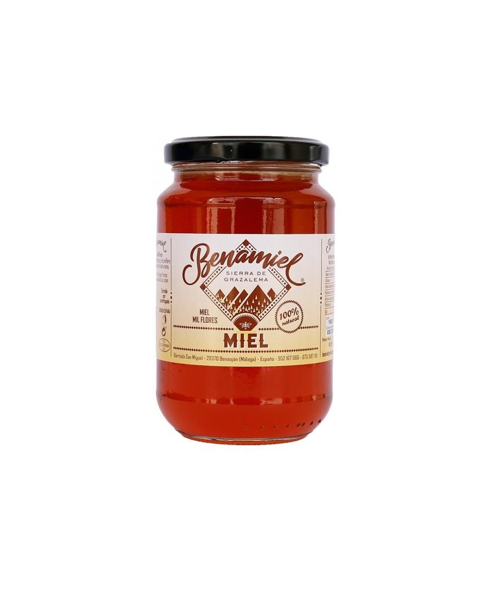 TARRO MIEL MIL FLORES 480g BENAMIEL SIERRA DE GRAZALEMA