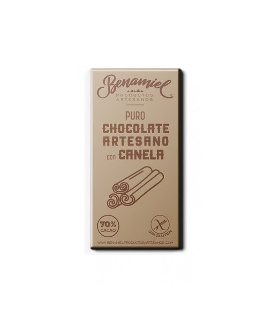 CHOCOLATE ARTESANO CON CANELA 115g. BENAMIEL SIERRA DE GRAZALEMA