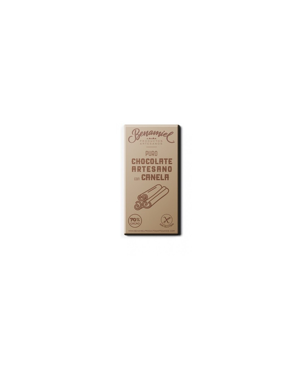CHOCOLATE ARTESANO CON CANELA 115g. BENAMIEL SIERRA DE GRAZALEMA
