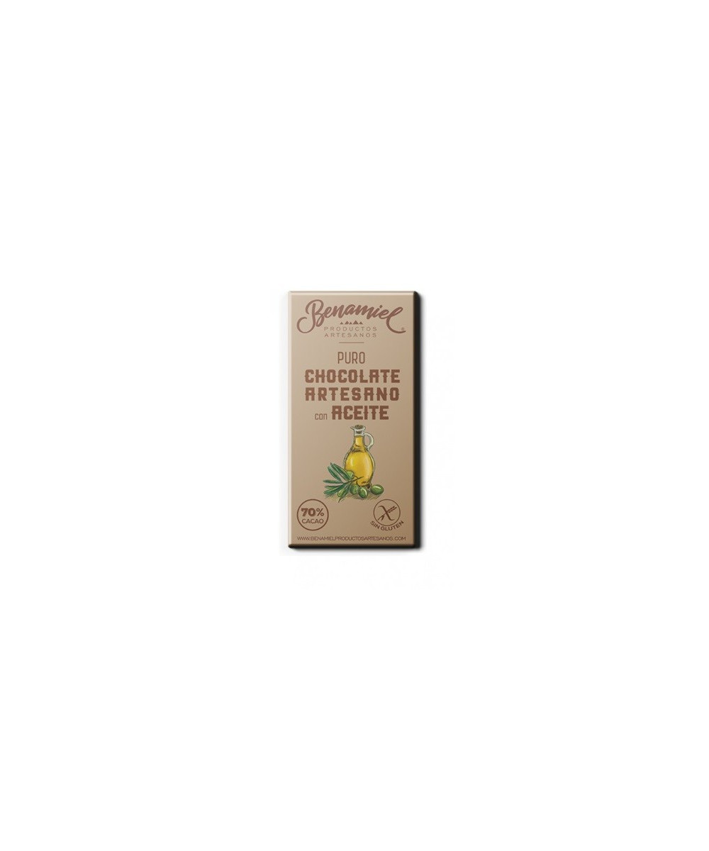 CHOCOLATE ARTESANO CON ACEITE 115g. BENAMIEL SIERRA DE GRAZALEMA