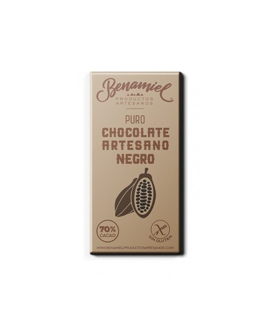 CHOCOLATE ARTESANO NEGRO 115g. BENAMIEL SIERRA DE GRAZALEMA
