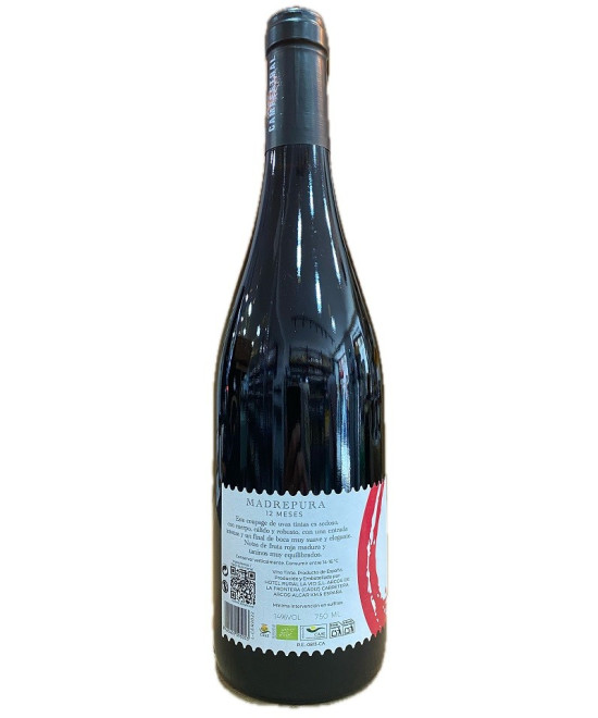 VINO TINTO ESPECIAL MADREPURA 75CL BODEGAS CAMPESTRAL 12 MESES