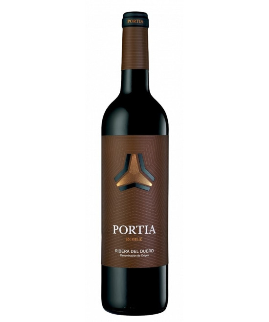 PORTIA ROBLE VINO TINTO RIBERA DEL DUERO BOTELLA 75 cl